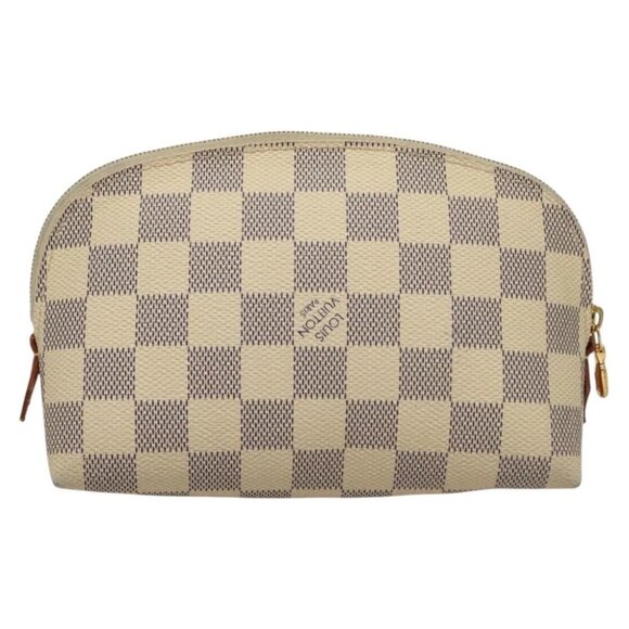 LOUIS VUITTON Damier Azur Pochette Cosmetic PM Pouch - Picture 2 of 15
